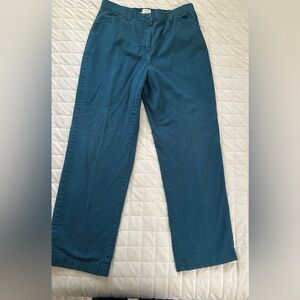 LL Bean Women's Size 12x28 Flannel Lined Pants Classic Fit 277337 Freeport Maine